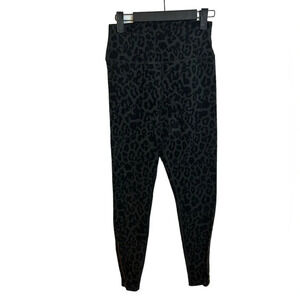 LNA Animal Print Ankle Zip Leggings